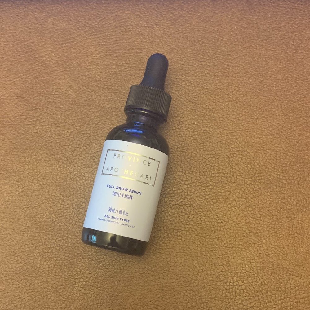 Province Apothecary Full Brow Serum Coffee & Argan, Full Size, 1 oz  New